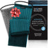 Japanese Exfoliating Washcloth for Back & Body 2-Pack - Charcoal & Silver