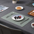 Set 6 Set 6) Myir JUN Placemats Dual Sided, Faux Leather Place Mats of Indoor for Dining Table Non-Slip Washable