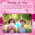 Under the Sun Products Package 2ct-(Pink Raspberry)-3lb (2ct-3lb Cotton Candy Floss Sugar of Vanilla and Blue Each