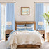 63 Inch 2 52x63 Pitalk Light Blue Curtains for Bedroom Length Panels Linen Blackout Room Darkening Cold Heat Light