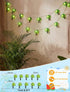 8.5Ft 10 Summer Oviejo Palm Tree String Lights Patio String Lights with Palm Tree Light, Indoor/Outdoor Party Fiesta