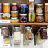 Mason Jar Organizer, Canning Rack for 4-64 oz Jars, Under Cabinet and Pantry Food Storage Hanger Accessories (2Pcs)