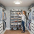 8-Tier Closet, 40 Home-Complete Shoe Rack - Shoe Organizer for Bathroom, Entryway - Shelf Holds Pairs Sneakers, Heels