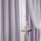 MYSKY HOME Lilac Blackout Short Curtains 63 inch Long for Bedroom Girls