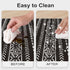 Kitchen Mats Cushioned Anti Fatigue, Non Slip 2 Piece Memory Foam Kitchen Mat Set for Sink, Laundry, Office, Black