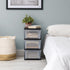 IRIS USA 3-Drawer Plastic Storage Dresser, 2-Pack Standing Organizer Storage Container with Drawers for Clothes,