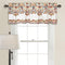 Lush Decor Clara Valance Paisley Damask Print Single Curtain, 18” x 52”, Turquoise and Tangerine Bohemian Style
