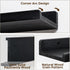 24 inch Set 2, RICHFOCUS Floating Shelves for Wall, Solid Wood Picture Ledge Shelf for Wall Storage, Nursery Book