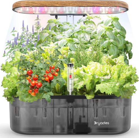 Hydroponics Growing System Indoor Garden: 12 Pods Indoor Herb Garden Kit with