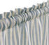 36 Inch 2 Vangao Stripe Farmhouse Kitchen Curtains Length Linen Cafe Curtains Tickingstripe Tier Drapes Pinstripe