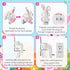 Wall Fragrance Plug in with Night Light, Compatible with Bath & Body Works WallFlower, Pink Easter Bunny