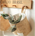 Small Cotton and Linen Hanging Storage Basket, Ideal for Organizing Keys and Miscellaneous Items on Desktop