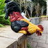 Vibrant Red Rooster Garden Statue - Unique Outdoor Decor