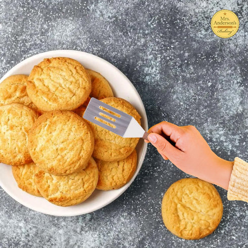 Mrs. Anderson’s Baking Mini Flexible Brownie Cookie Spatula, Stainless Steel Blade, Wood Handle