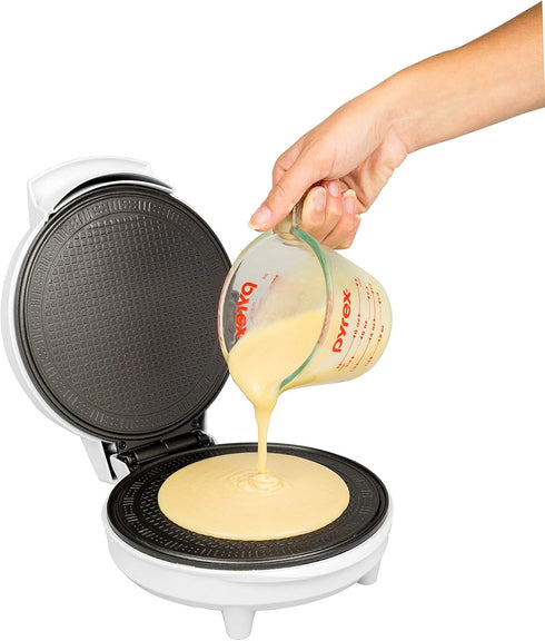 Waffle Cone and Bowl Maker for Homemade Ice Cream Cones - Electric Nonstick Waffler Iron Machine with Shaper Roller &
