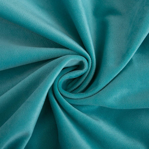 RainRoad Velvet Decorative Throw Pillow Covers - Soft Square Light Teal Cushion Cover 18x18 Inch, Set of 2
