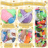 Box(47.2x13.8x13.8in) BALAPET Clear Stuffed Animal Bean Bag Cover for Kids,Waterproof PVC Storage Soft Stuff Animal