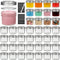 EkkoVla 40 Pack 4 oz Glass Jars with Lids and Bands, Regular