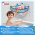 4.32 UNEEDE Gallons Dinosaur Print Corner Bath Toy Storage | Blue Mesh Shower Caddy with Quick Drain & Bottom Zipper