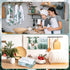 6 Hosuly Pcs Winter Kitchen Towels Forest Hand Towels Wild Animal Snowflake Warm Dish Clothes Farmhouse Winter