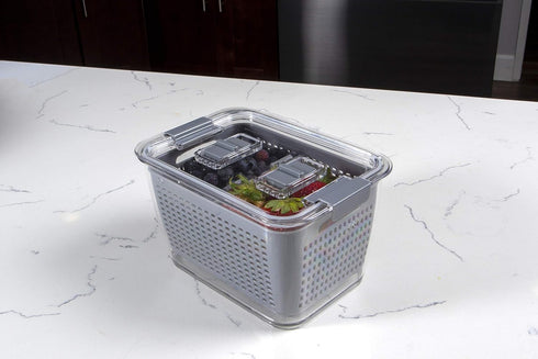 Kitchen Spaces Colander Bin, Medium, Gray - Model 1465A6-AMZ