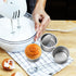 HOMSFOU 2 Inch Cake Pan Set of 4 Aluminum Alloy Round Cake Baking Pans Small Cake Pans for Cupcake Brownies Souffle Pie Muffins Cheesecake by HOMSFOU