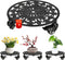 GARGENTOL Rolling Plant Stand with Wheels, 1 Pack Heavy Duty Metal Plant Caddy