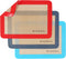 Silicone Baking Mats Small Quarter Sheet, BPA Free Cooking Essentials, Baking Sheets for Oven Cookies & Pizza