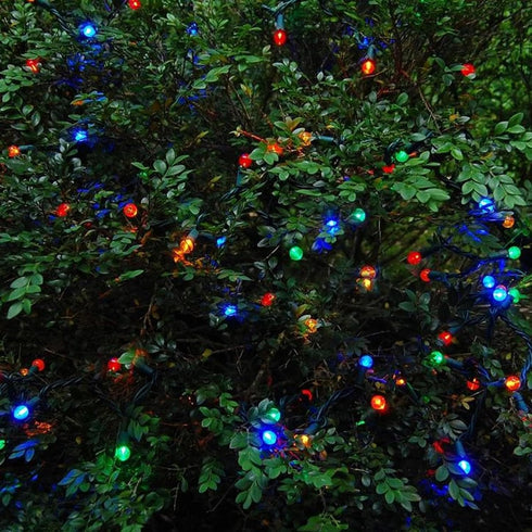 2 Packs 6Ft 40 Bulbs, Vigdur Muiticolor Globe String Lights - Decorative String Lights Battery Operated with Mini Bead