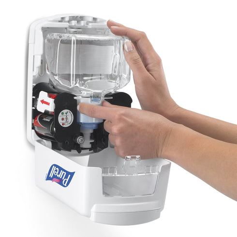 LTX-7 700 mL LTX-7 (Pack 1) 1320-04 PURELL Touch-Free Hand Sanitizer Dispenser, White, for PURELL Sanitizer Refills