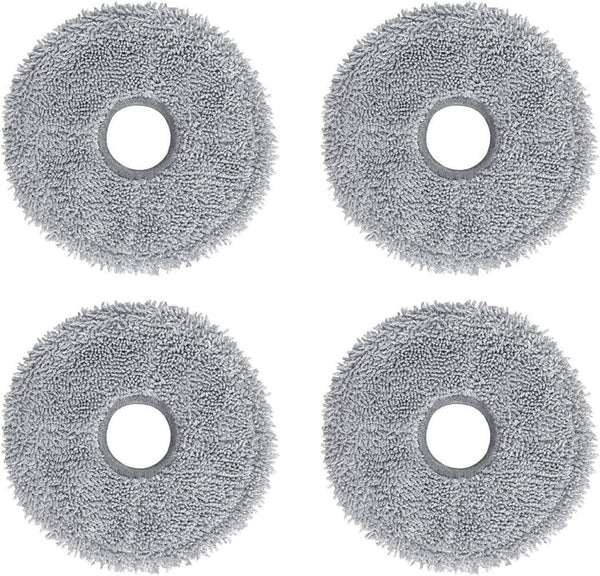 Replacement Parts Kit for Dreame X30/S30/S10 Robot Vacuum Cleaner, 4 Mop Cloths