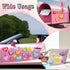 18Pcs Valentine's Day Reflective Car Magnets, Cute Conversation Heart Fridge Stickers for Mailbox, Cabinets