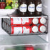 SUFAUY 2-Pack Steel Under Cabinet Shelf Basket Organizer, Metal Wire Rack Hanging Storage Baskets for Kitchen Pantry,