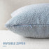 Cozy 18 18 Inch, 1PC, Foindtower Modern Textured Boucle Throw Pillow Covers Accent Solid Decorative Pillow Cases Woven