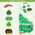 St. Patrick's Day Door Sign, Themed Hanging Welcome Sign with Shamrock for Saint Patricks Day Decor