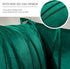 Top Finel Emerald Green Christmas Decorative Throw Pillow Covers, 20 X 20 Inch, Soft Velvet Cushion Case (Pack of 2)