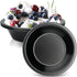 5 Inch Small Pie Pan, 4 Pack Nonstick Round Tins for Cake, Bread, and Meat Baking
