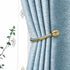 Curtain Holdback Set of 2 Pcs, Heavy Duty Metal Wall Mounted Drapery Tiebacks with Screws, Decorative Window Curtain