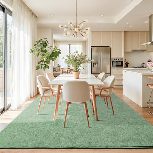 5x7 Chicrug Minimalist Washable Area Rugs for Bedroom Living Room Classroom, Modern Soft Memory Foam Rug for Kids