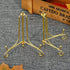 LIONWEI LIONWELI 4 Inch Gold Iron Plate Stand Holder, Easel Display Stand for Plate, Picture, Photo and More, 4 pcs