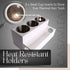 Acrylic Hair Tool Organizer, Hair Dryer Holder for Bathroom Countertop, Vanity Caddy Storage for Accessories