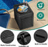 32 YITAHOME Gallon Outdoor Storage Box, Water Resistant Resin Deck Box, Indoor Outdoor Lockable Storage Container