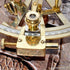 Humaira Nautical 4" Solid Brass Sextant, Nautical Working Instrument, Maritime Gift