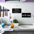 Jetec 2 Pieces Funny Kitchen Signs, No Bitchin in My Kitchen Rustic Wooden Wall Art Decoration, 10 x 5 Inch (Stylish)