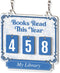 Books Read This Year Counter, Book Counter Sign for Reading Challenge, Books