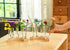 Melphoe Glass Bud Vases Small Flower Vase for Centerpieces Wedding Table Decorations, Home Decor, Propagation Station