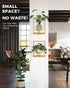 Bamworld Gold Plant Stand Indoor, Plant Hanger Wall Planters for Indoor Plants Window Plant Shelves Plant Holder Wall