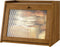 kiplant Large Bread Box for Kitchen Counter, Brown Bamboo Bread Storage Container with