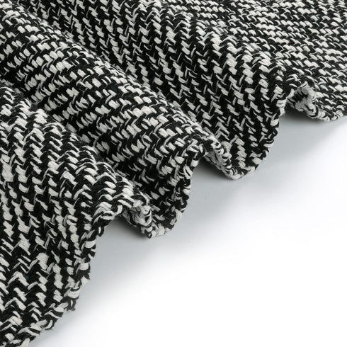 LEEVAN 2'x3' Black Washable Bathroom Rug, Modern Reversible Cotton Entryway Mat for Kitchen and Laundry Room