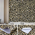 Leopard Print Peel and Stick Wallpaper, Self Adhesive Contact Paper for Cabinets, 17.7" x 117" Decorative Liner